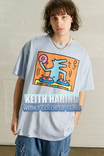 Discover KEITH HARING DJ Shirt Unisex