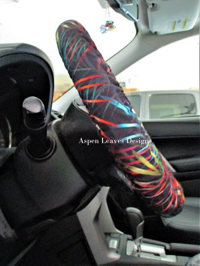 Discover Fern leaves steering wheel cover