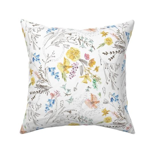 Discover Meadow Throw Pillow