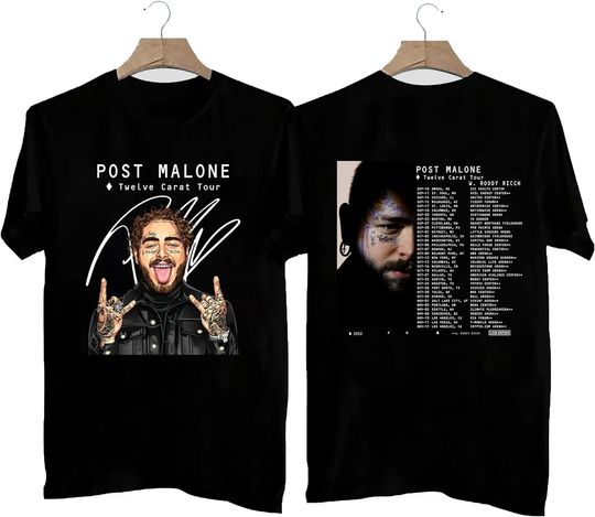 Discover Post Malone Twelve Carat World Tour T-Shirt