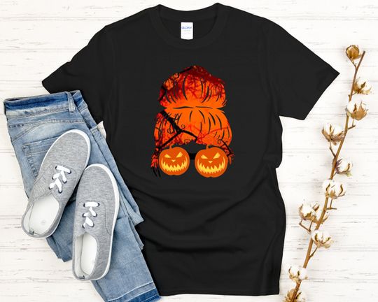 Discover Messy Bun Halloween gifts,Halloween Gifts,Great Gift Idea, Messy bun shirts