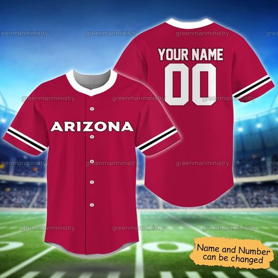 Discover Arizona Baseball Shirt, Personalized Arizona Jersey Shirt