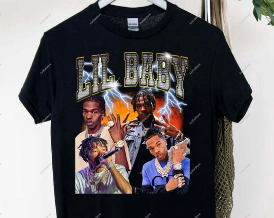Discover Vintage 90s Lil Baby Rapper T-Shirt