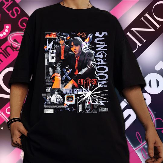 Discover SungHoon Enhypen Idol Kpop Vintage Shirt