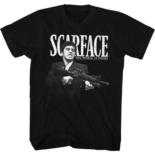 Discover Scarface Scarface Classic Black T-Shirt