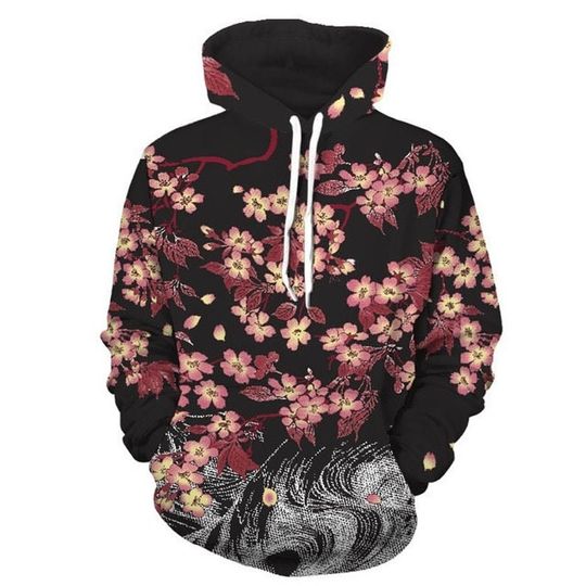 Discover Flower cherry blossom 3D Hoodie