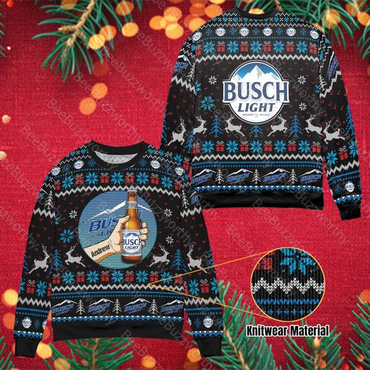 Discover Personalized Busch Light Unisex Ugly Sweaters, Busch Light Unisex Sweatshirt