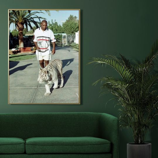 Discover Mike Tyson Tiger Decor Poster
