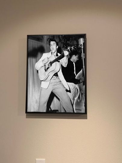 Discover Elvis Presley First Album Cover Poster