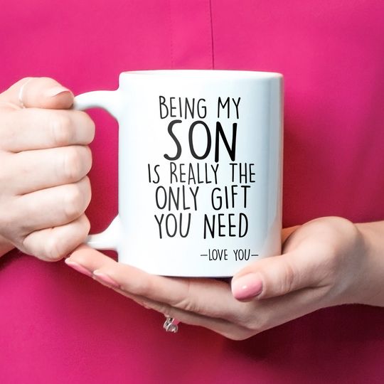 Discover Funny gift for son, son gifts, son coffee mug