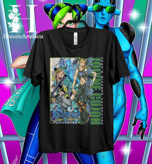 Discover Vintage Jolyne Cujoh Jojo's Bizzare Adventure T-Shirt