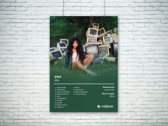 Discover SZA Poster / Ctrl Album Poster