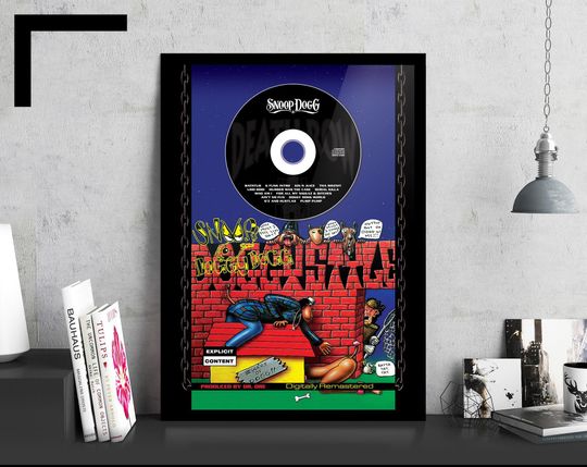 Discover Snoop Dogg 'Doggystyle'  CD Album Plaque - Music Poster