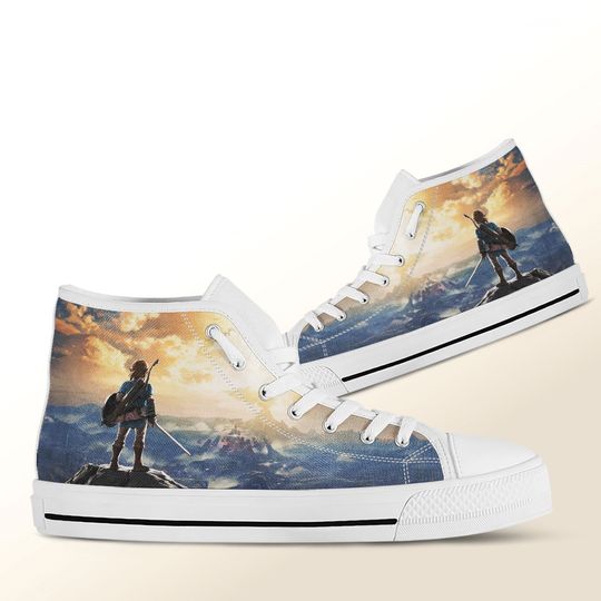 Discover The Legend Of Zelda shoes, Breath of the wild High Top Sneakers
