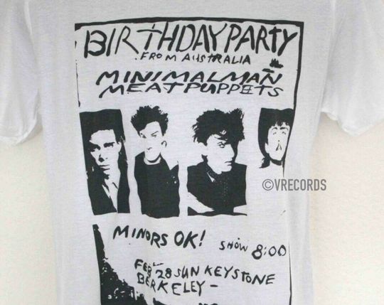 Discover The Birthday party nick cave t-shirt