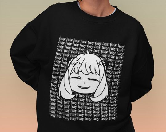 Discover Spy x Family Heh, Anya Forger Sweatshirt, Spy X Family Manga Sweatshirt