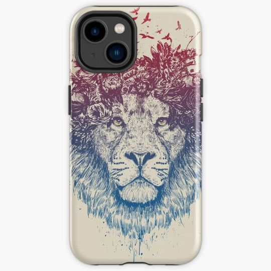 Discover Floral lion III Iphone Case