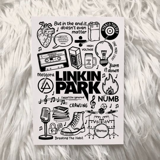 Discover Linkin Park // poster print decor merch wall art