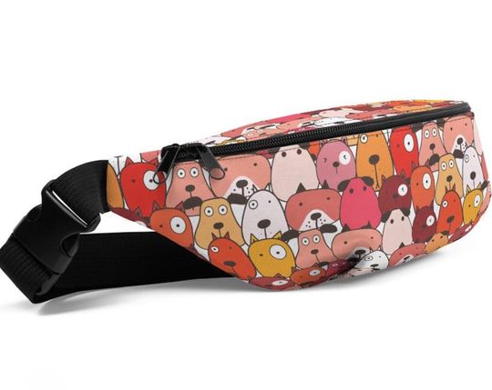 Discover Red Dog Fanny Pack