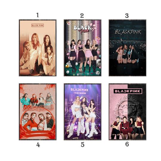 Discover 2022 Halloween Blackpink Born Pink Album Poster, Born Pink 2nd Album Poster