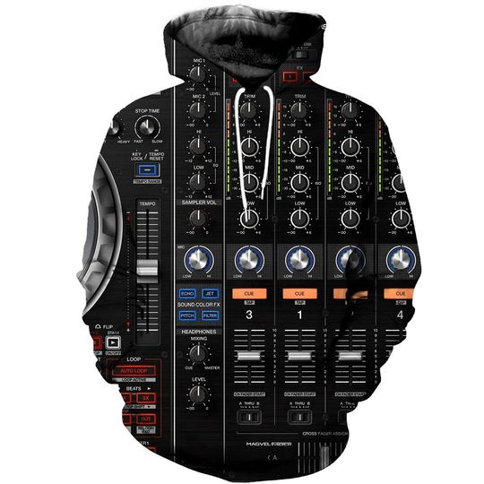 Discover 3D All Over Printed DDJ SZ2 Serato DJ Controller Clothes Jacket