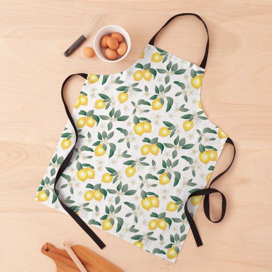 Discover Lemons on White Apron