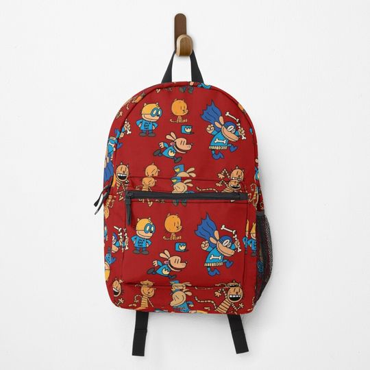 Discover Dog Man, Petey, Lil Petey Combo Set Pack Backpack