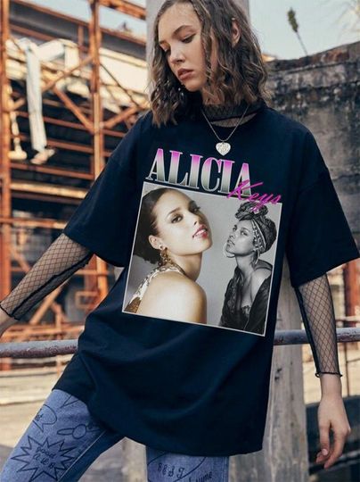 Discover Alicia Keys Music Singer T-Shirt