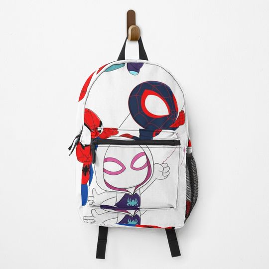 Discover Cartoon spiders ghost, cute baby spidey girl, amazing friends, cartoon ghost  Backpack