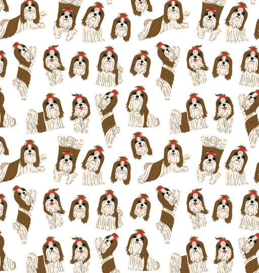 Discover Beautiful Shih Tzu Wrapping paper,Birthday Wrap,Valentines Wrap