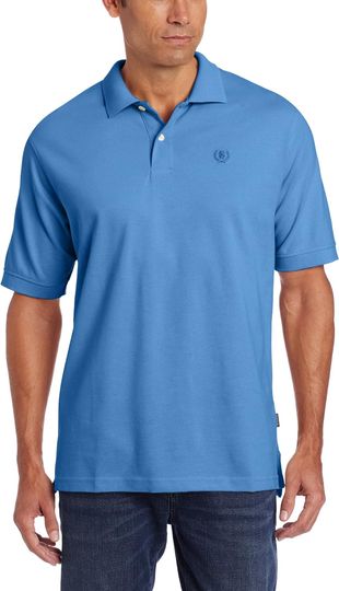 Discover IZOD Men's Short-Sleeve Crested Pique Polo Shirt