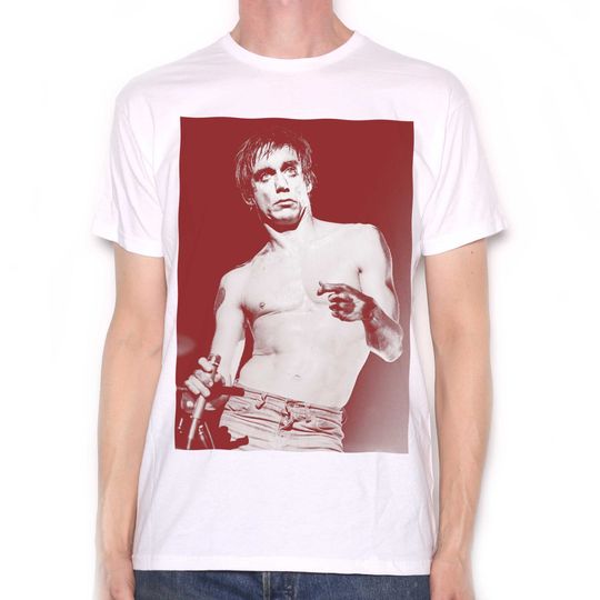 Discover Iggy Pop On Stage Photo T shirt