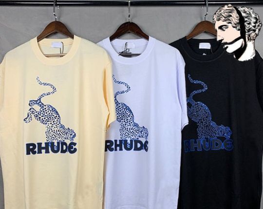 Discover Epizodes Rhude Vintage Wash Leopard Tees