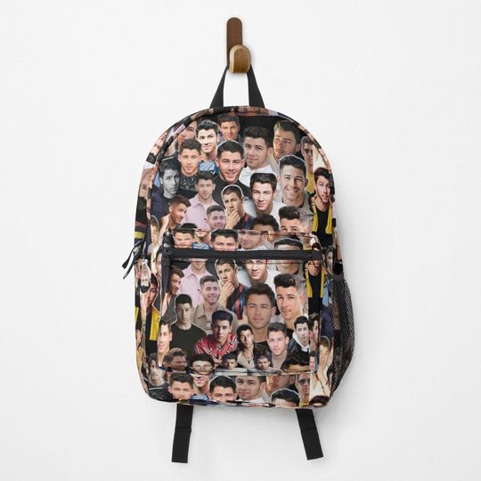 Discover Nick Jonas collage Backpack