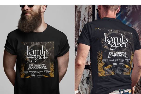 Discover Lamb of God Tour 2022 Shirt, Lamb of God T-shirt, 2022 Tour Shirt