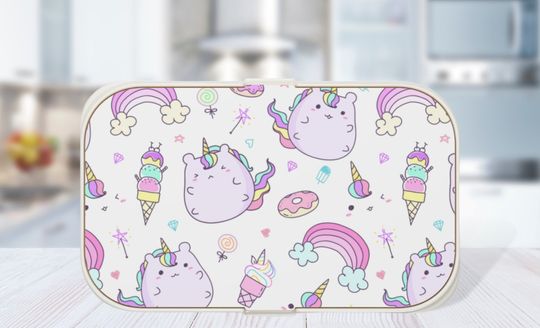 Discover Rainbow Unicorn Bento Lunch Box