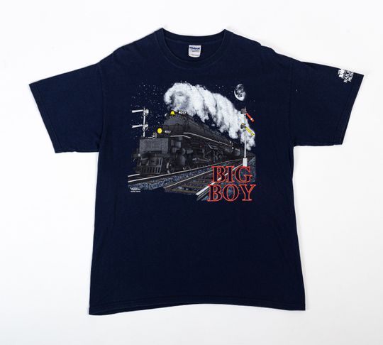 Discover 90s "Big Boy" 4017 Union Pacific Train Tee