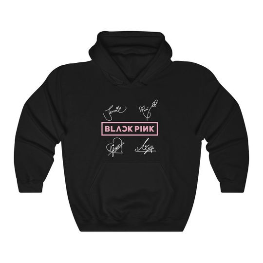 Discover Blackpink Logo Signature Unisex Hoodie
