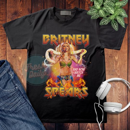 Discover Britney Spears T-Shirt, Vintage Shirt, Music Graphic Tee