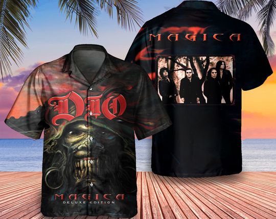 Discover Dio Shirt 3D,Dio Band The Last in Line 2022 Tour Concert Shirt,Hawaiian Shirt,Vintage Rock Band T-Shirt,Music Shirt,Graphic Tee,Summer Shirt
