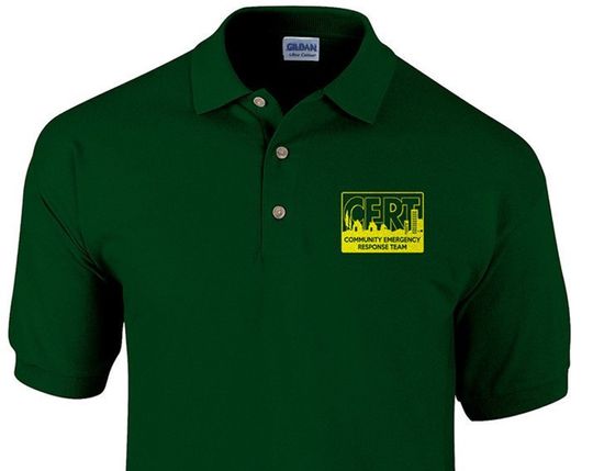 Discover CERT Polo shirt, Community Emergency Response Team shirt, Preparedness, Safety