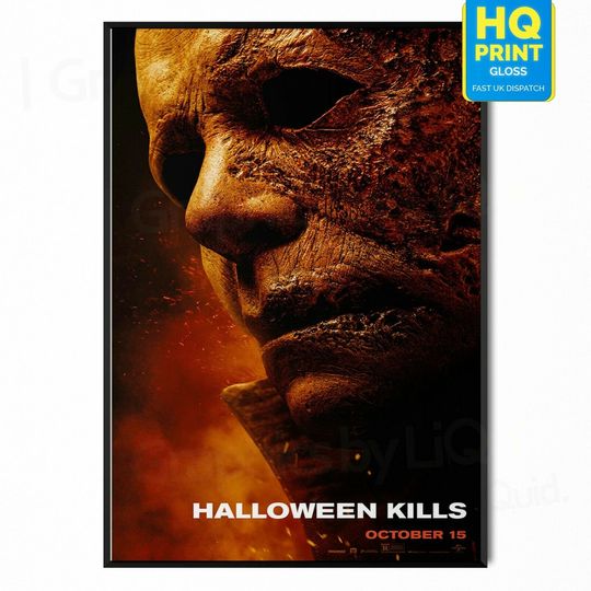 Discover Halloween Kills Movie Poster, Horror Movie Poster