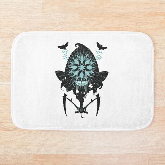 Discover Flight of the Reaper Moth Bath Mat