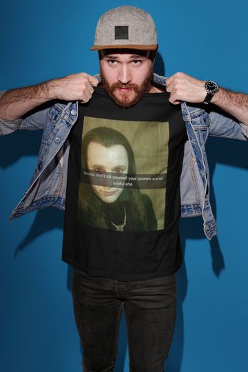 Discover Funny Aro Snapchat Twilight T-Shirt, Robert Pattinson Meme Shirt