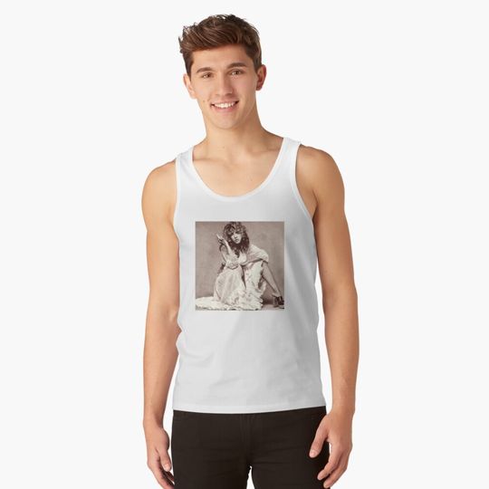 Discover woman is sitting Tank Top