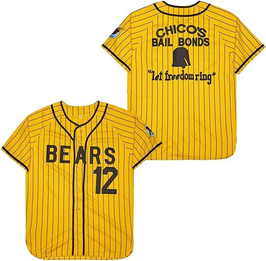 Discover Personalized 90s 00s Men Kid's 12 Tanner Boyle 1976 Chico's Bail Bonds Movie Baseball Jersey