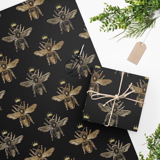 Discover Honey Bee Wrapping Paper
