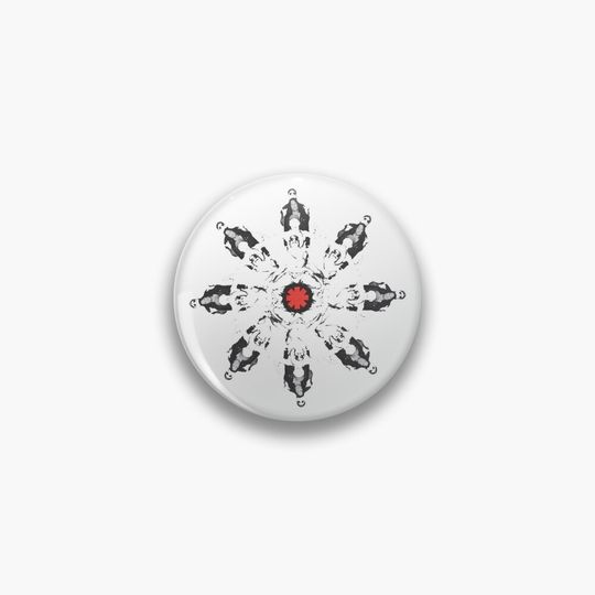 Discover Red Solid Pin, Red Solid Pin