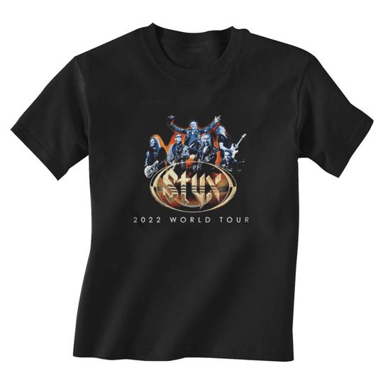 Discover Styx World Tour 2022 T-Shirt - Gift for Rock Band Lovers