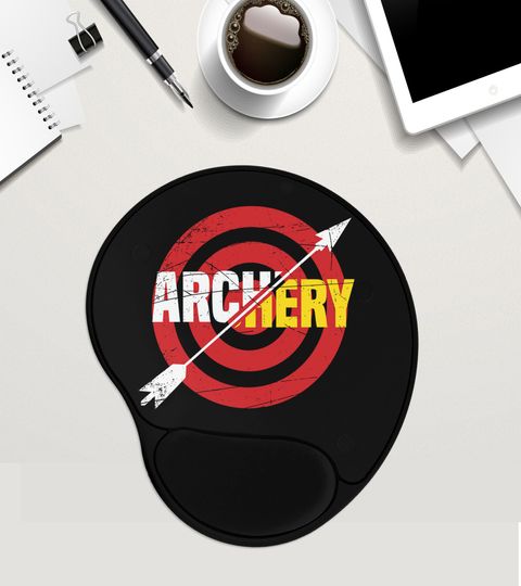 Discover Archery Mouse Pad With Wrist Rest